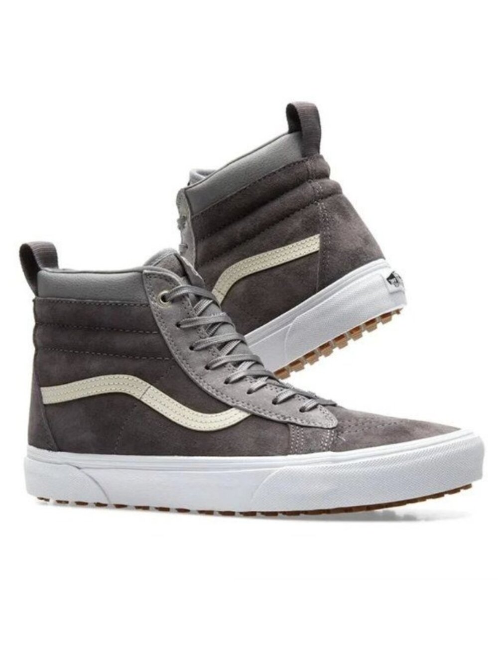 Vans Off The Wall Rabbit Frost Grey Sk8-Hi MTE Suede High-Top Sneakers 7.5 / W9